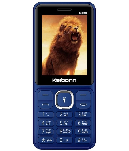 Karbonn KX30 Dual SIM Feature Phone Blue