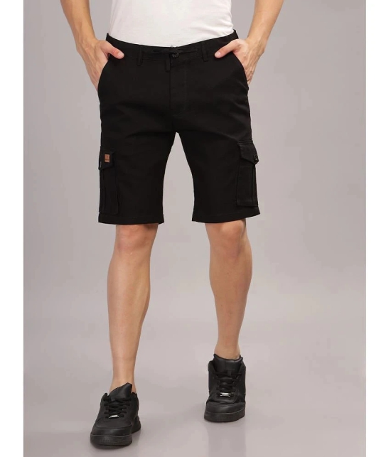 Paul Street Black Linen Mens Chino Shorts ( Pack of 1 ) - None