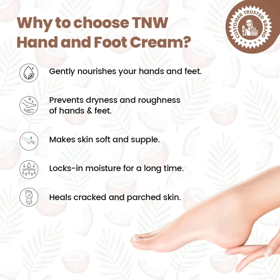 Hand and Foot Cream for Nourished Hand & Feet  ( Non-Sticky and Quick Absorbing )