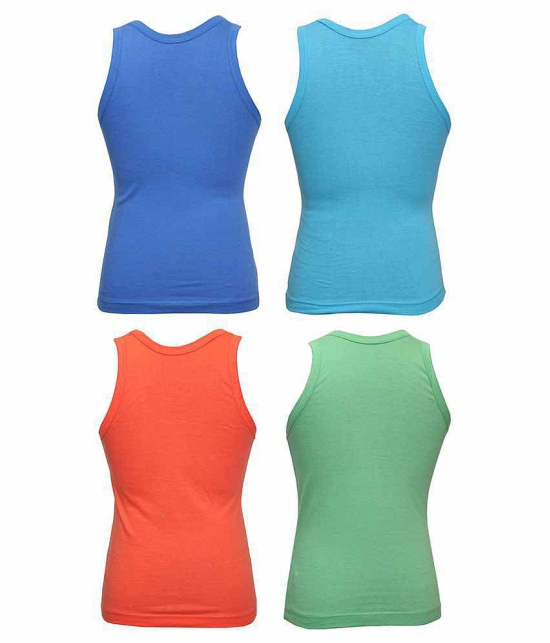 Bodycare Multicolor Innerwear For Boys - Pack Of 4 - 3-4 Years