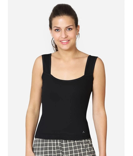 VStar Cotton Camisoles - Black Single - None