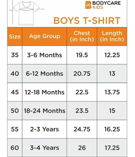 Bodycare Black Baby Boy T-Shirt ( Pack of 1 ) - None