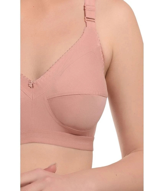 Elina Pack of 1 Cotton Womens Minimizer Bra ( Peach ) DOVE-DARKPEACH - None