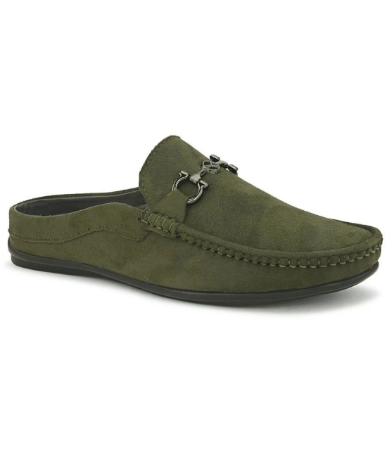 Sir Corbett Olive Mens Slip on - 9