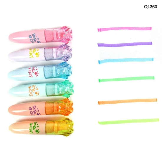 Q1360 Highlighter 6Pc Cat  (Contain 1 Unit)