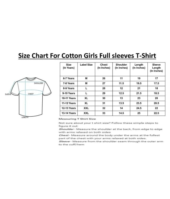 Diaz Girls 100% Cotton T-Shirts ( Multi ) - None