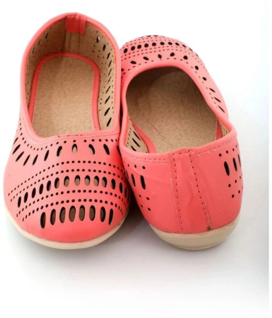 Apratim - PeachPuff Womens Casual Ballerinas - None