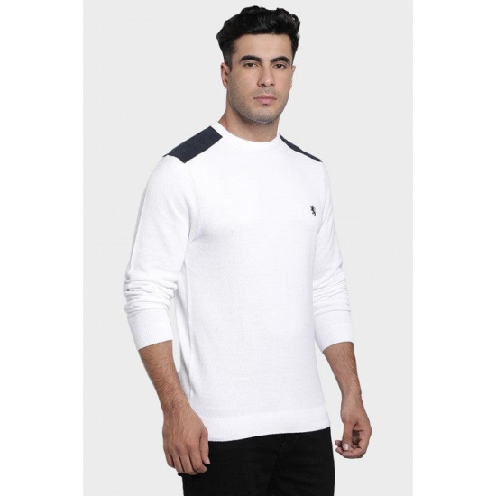 Mens White Sweater