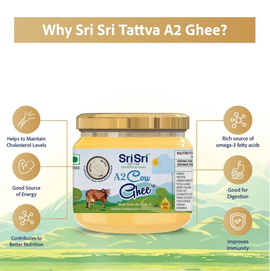 Sri Sri Tattva A2 Cow Ghee, 500ml