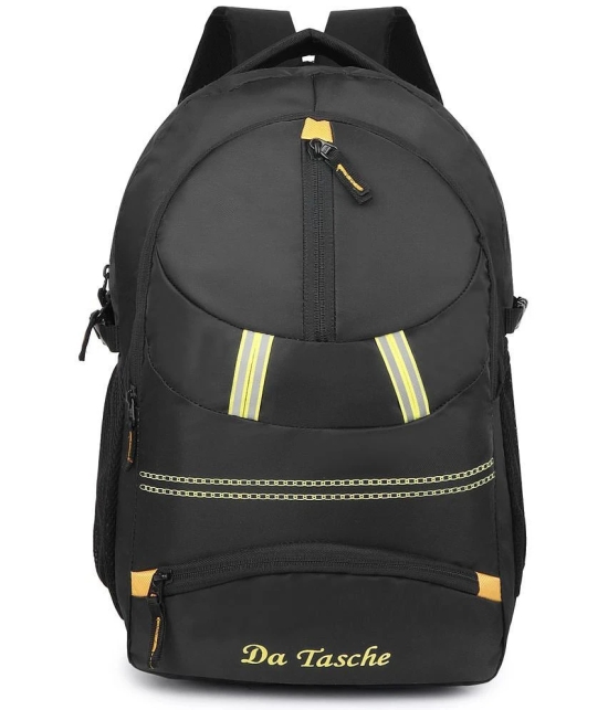 Da Tasche 35 Ltrs Black Polyester College Bag - Black