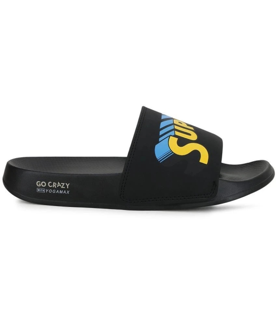 Campus Black Mens Slide Flip Flop  (Pair of 1) - None