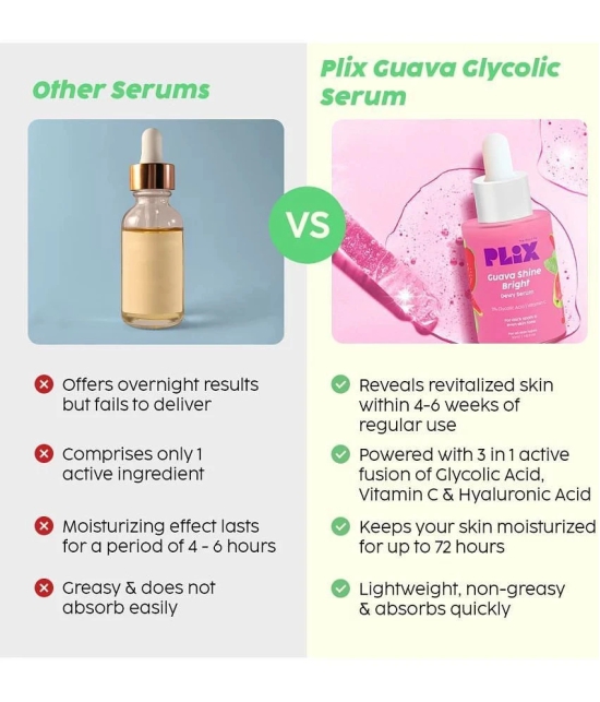 Plix Face Serum Glycolic Acid Spot Removal For All Skin Type ( Pack of 1 )