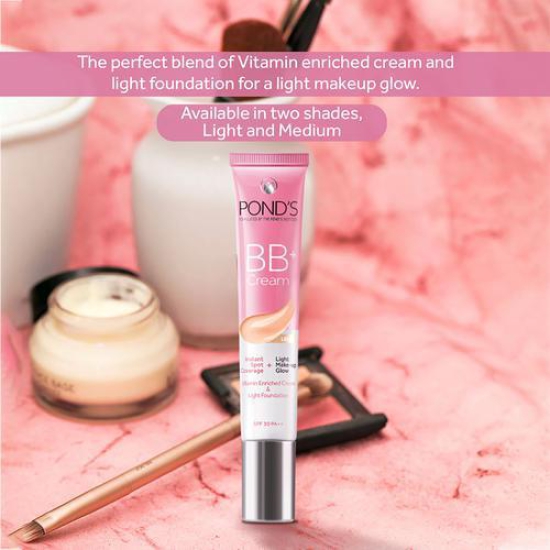 POND'S BB+ Cream|| Instant Spot Coverage + Light Make-up Glow|| Ivory 18g