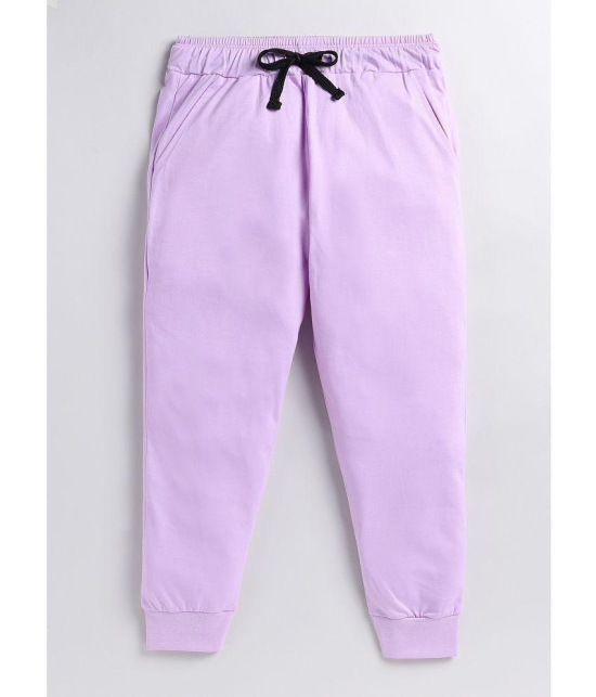 Rydho - Purple Cotton Boys Trackpant ( Pack of 1 ) - None