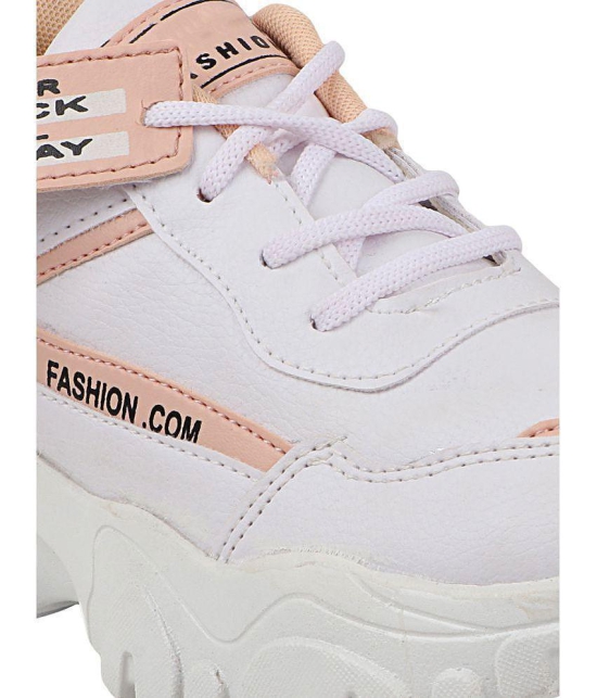 Shoetopia - Peach Women''s Sneakers - None