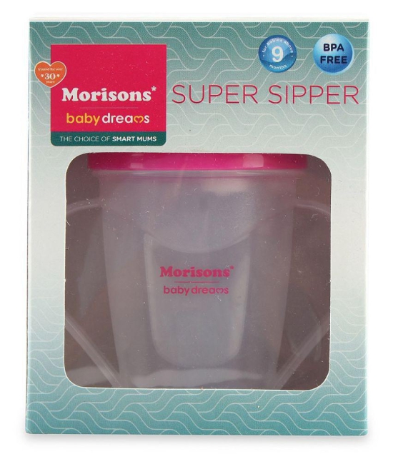 Morisons Baby Dreams Pink Plastic Spout Sippers