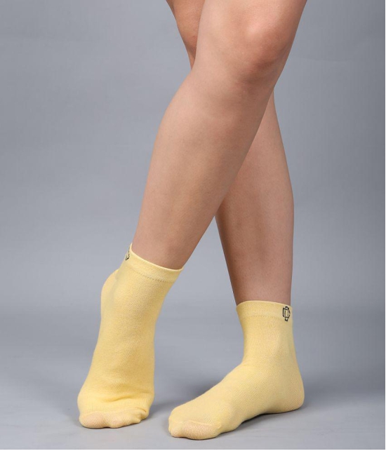 Dollar - Yellow Cotton Blend Women's Combo ( Pack of 3 ) - None