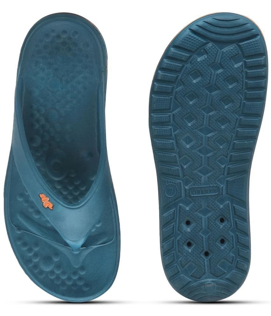 Liberty - Blue Mens Thong Flip Flop - None