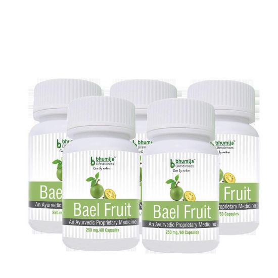 Bael Fruit Capsules 60's -  (Pack of Five)