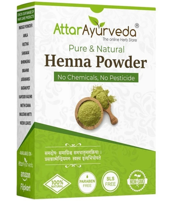 Attar Ayurveda Natural Henna powder for hair Colour and Growth (200 gm)