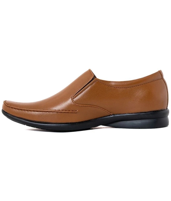 KHADIM - Brown Mens Slip On Formal Shoes - None