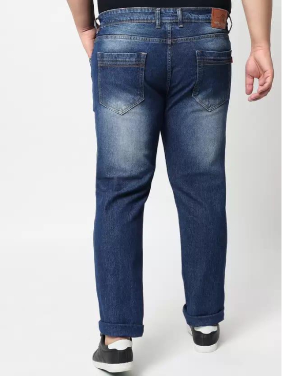 Men Slim Mid Rise Blue Jeans