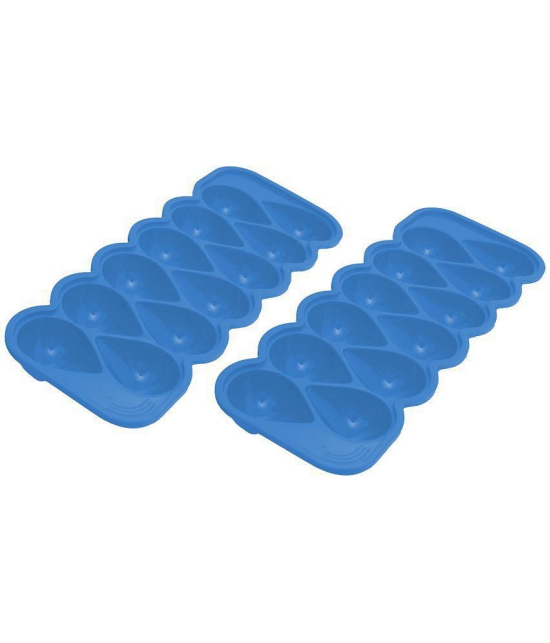 HOMETALES Ice Drop Tray Dark Blue 4 Pcs - Dark Blue