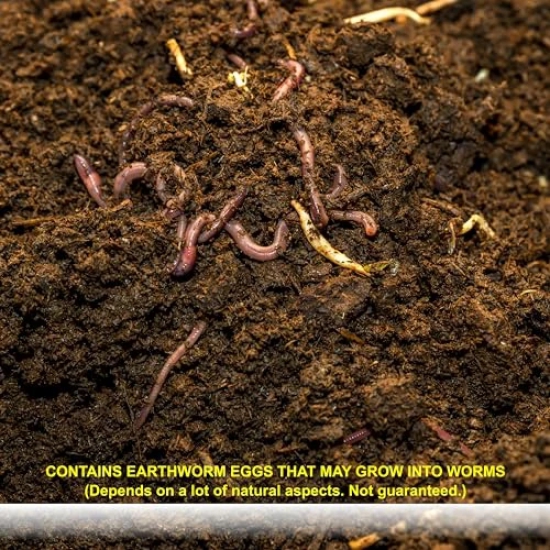 RIVINE Organic Vermicompost for Plants Fertilizer Manure | Organic Vermi Compost for Plant Manure for Plant 5 KG (Pack of 1)