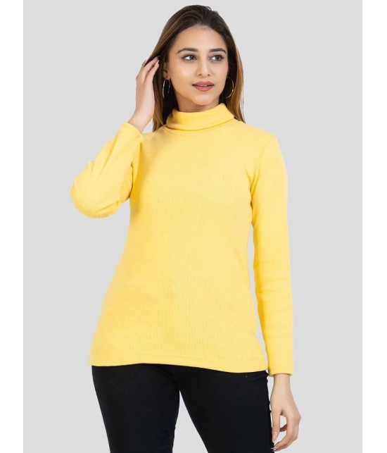 YHA Cotton Blend Yellow Pullovers - Single - None