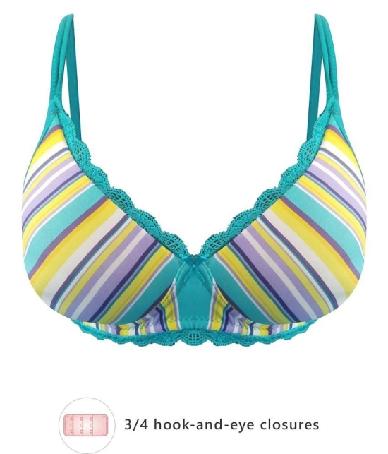 Clovia Polyamide T-Shirt Bra - Multi Color Single - 38C