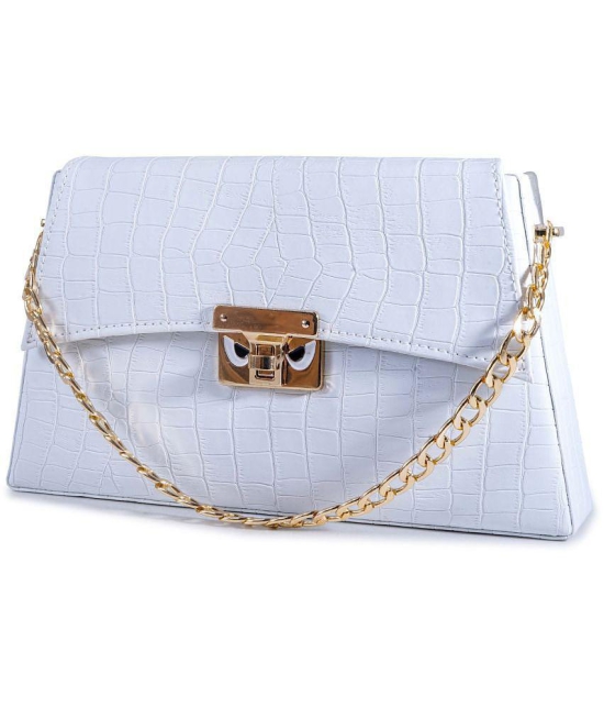 Brandroot - White PU Sling Bag - White