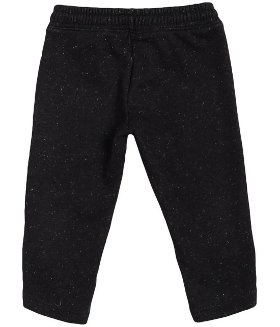 GIRLS TRACK PANT SOLID BLACK - None