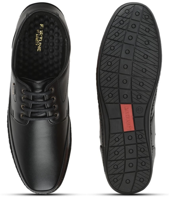 Liberty - Black Mens Derby Formal Shoes - None