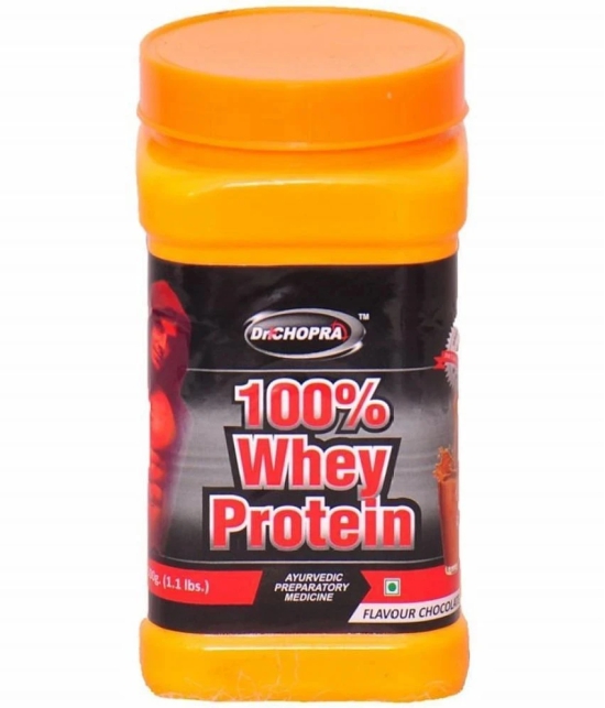 Dr. Chopra Whey Protien Whey Protein Powder ( 500 gm , Chocolate - Flavour )