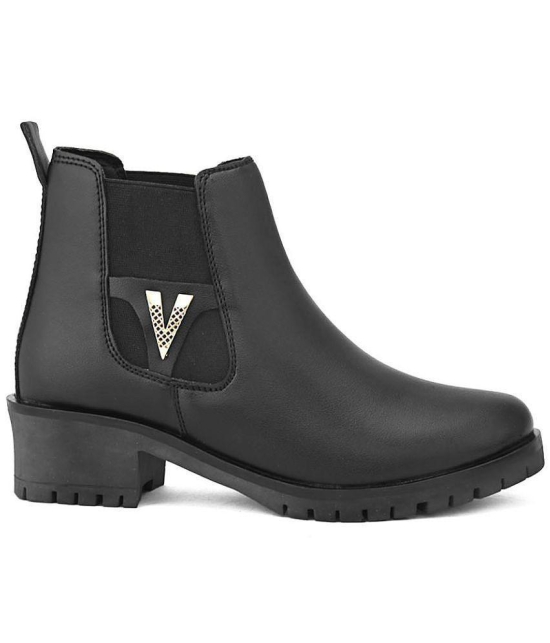 Fentacia - Black Women''s Ankle Length Boots - None