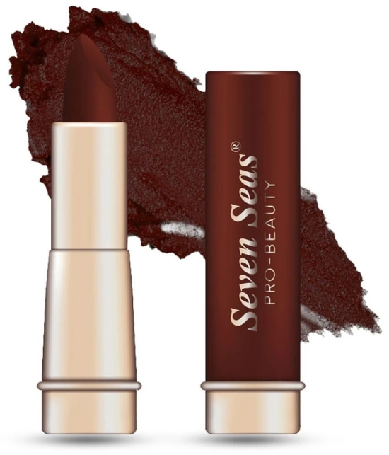 Seven Seas Classy Matte Full Coverage Long Lasting &Smudge Proof Matte Lipstikc (Dark chestnut 3.5g)