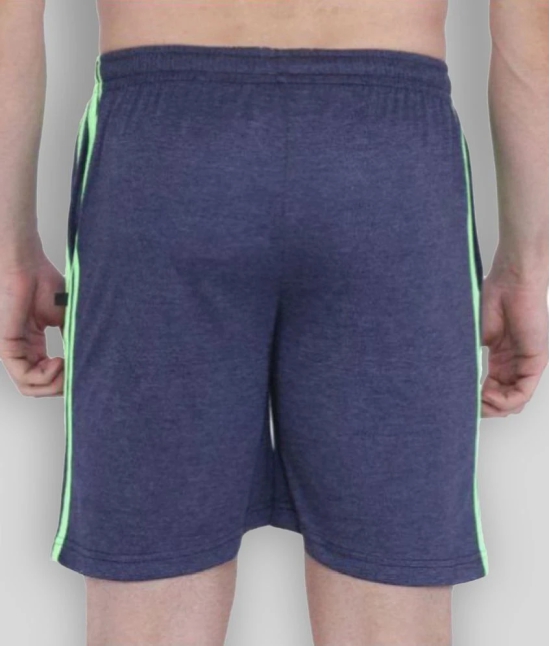 Neo Garments - Blue Cotton Mens Shorts ( Pack of 1 ) - None