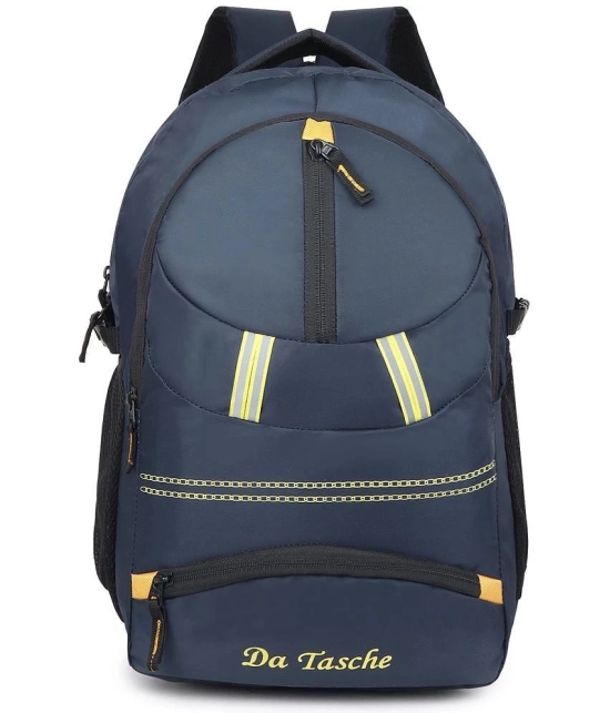 Da Tasche Navy Blue Polyester Backpack For Kids