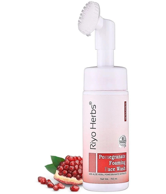 Riyo Herbs Pomegranate Foaming Facewash | For All Skin Types 150ml