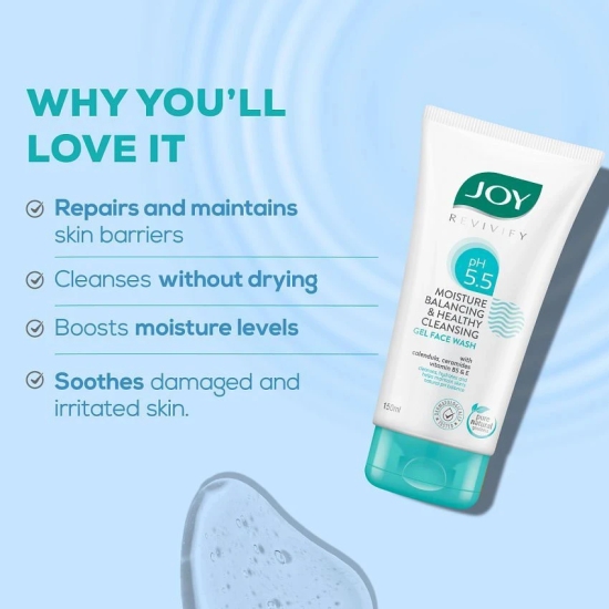 Joy Revivify pH 5.5 Face Wash 150ml, (Pack of 1)