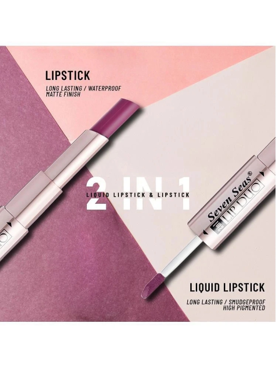 Seven Seas 2 in 1 Lipstick | Full Coverage | Comfortable | 2 in 1 | Lipstick + Liquid Lipstick