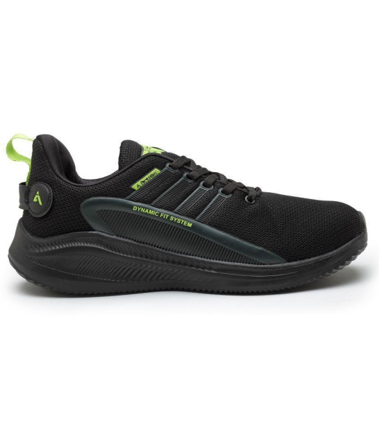 Action - Black Mens Sports Running Shoes - None