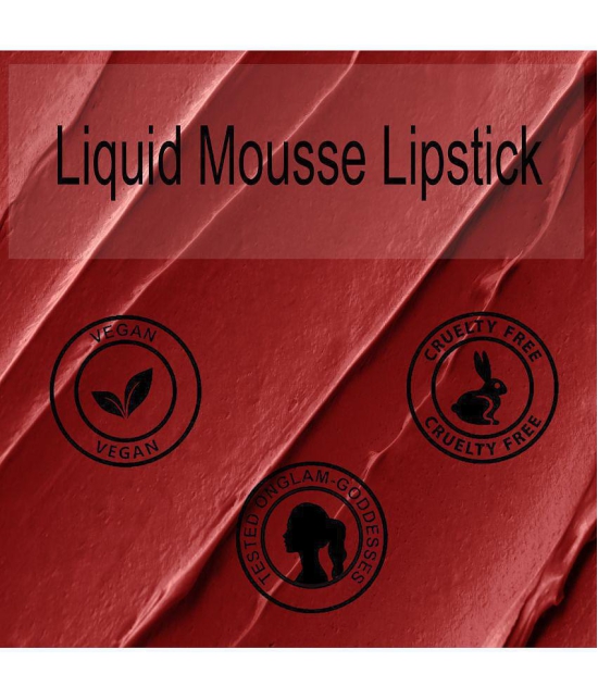 Ronzille Fantastic Long smash mousse liquid lipstick -08