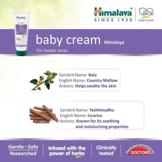 Himalaya Baby Cream 200ml- Pack of 2