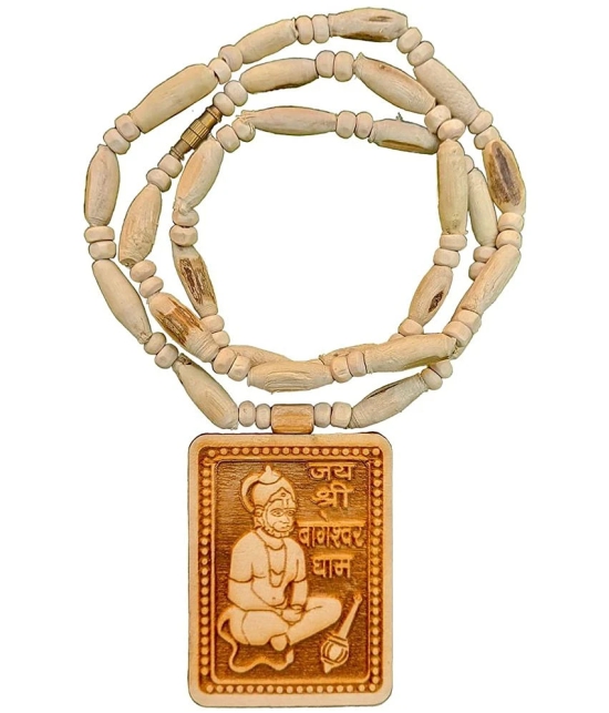 DvR ClicK Tulsi Beads With Hanumanji locket Mala