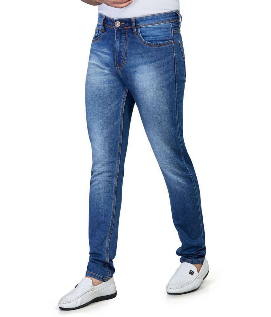 HJ HASASI Blue Regular Fit Jeans - None