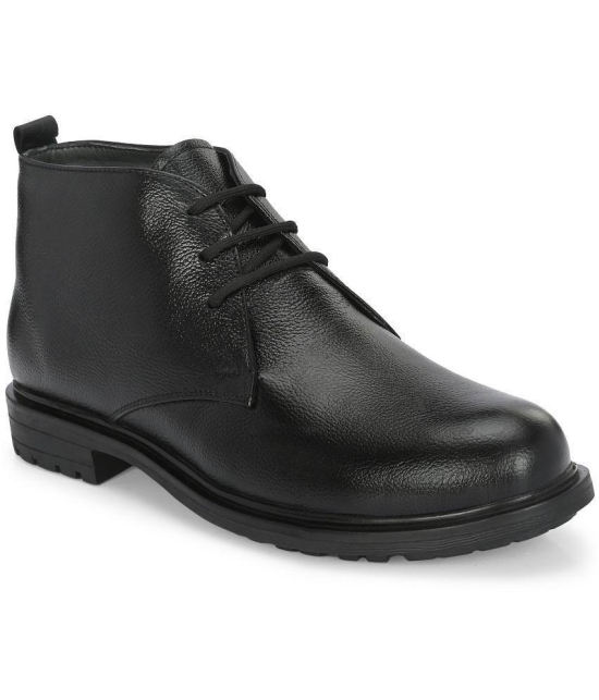 Leeport Black Mens Derby Formal Shoes - None