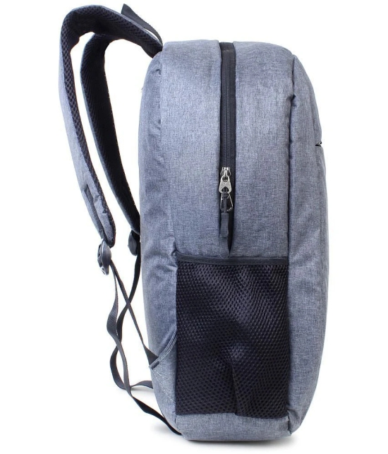 Da Tasche 20 Ltrs Grey Polyester College Bag - Grey