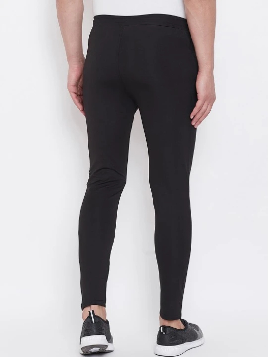 Men Black Solid Slim-Fit Track Pants