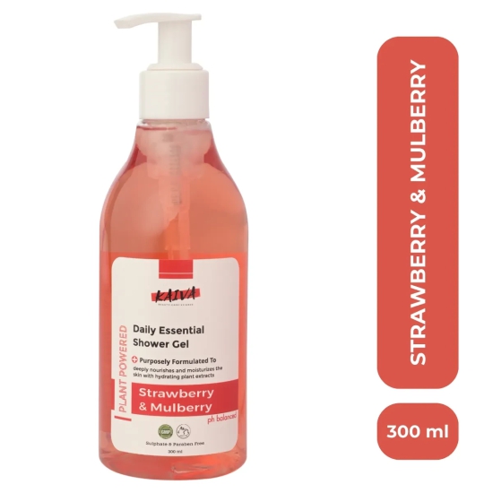 Strawberry & Mulberry Shower Gel | For Women & Men | Sulphates & Paraben Free – 300 ml